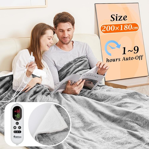Heated blanket king size - heated,