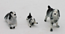 Hagen Renaker Springer Spaniel Family Papa Mama Pup Miniature Figurines Lot Of 3