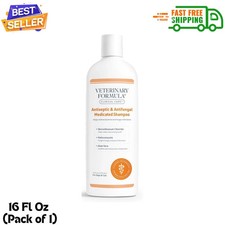 Clinical Care Antiseptic and Antifungal Medicated Shampoo for Dogs & Cats,16 Fl.