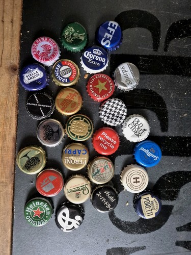 Used 200 caps assorted - x,