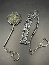 Bloodborne Style Keyring Saw Cleaver Whirligig Saw Metal Keychain Gift UK