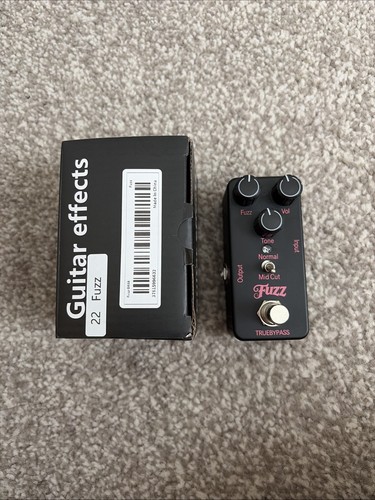 Fuzz mini guitar pedal - guitar, with