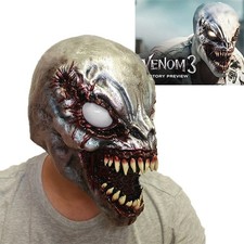 Halloween Horror Scary Venom 3 Adults Glowing Eye Cosplay Party Full Head Mask*