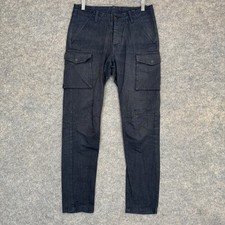 Wings + Horns BDU Cargo Jeans Pants Mens 28 28x29 Military Battle Slim Button