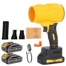 Electric Cordless Leaf Blower, 30000 RPM Motor, 2 Batteries Handheld Lightweight