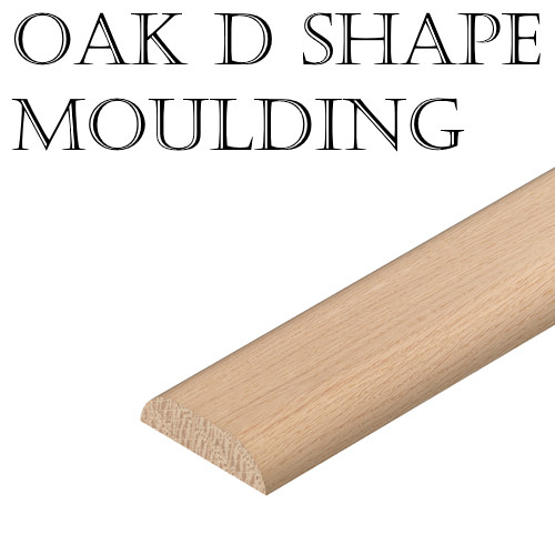 Flat oak trim moulding beading - oak,