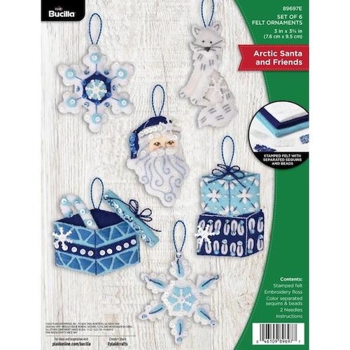 Bucilla felt ornaments - bucilla,
