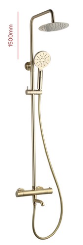 Brushed brass gold - brushed, exposed