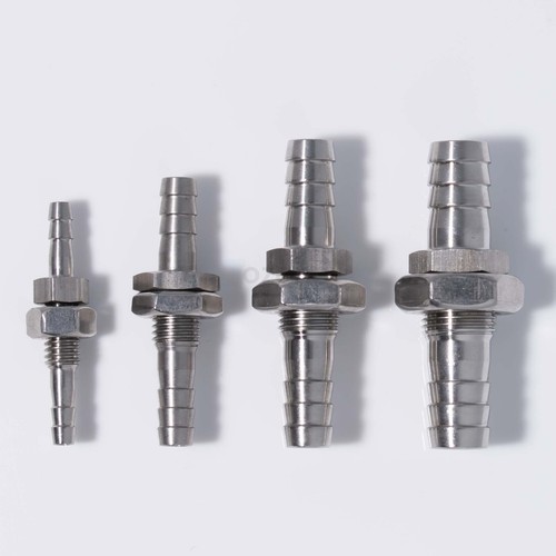 Hose barb bulkhead stainless - hose,
