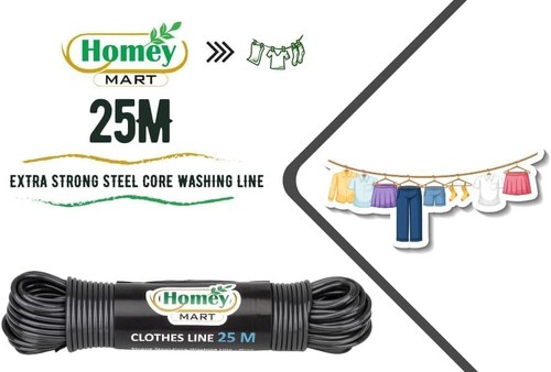 25m washing line with - line,