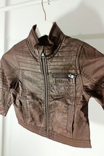 Brown Leather Child Motorcycle