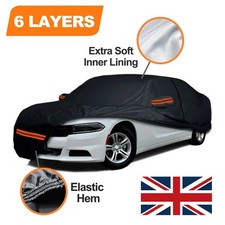Waterproof Car Cover 6 Layer Heavy Duty Cotton Lined UV Protect For Mini Cooper