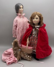 1983 Suzanne Gibson &  Steiff Grandma & Red Riding Hood Ltd. Ed. Set # 1193/3000