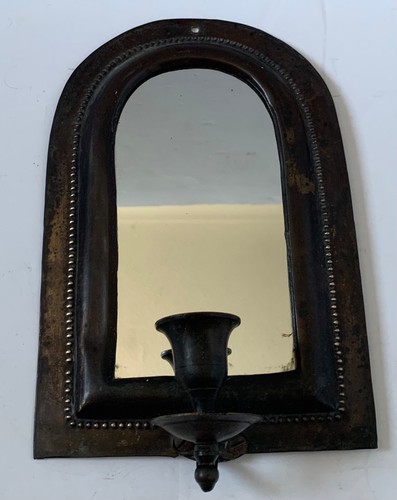 Vintage mirror antique brass - mirror,