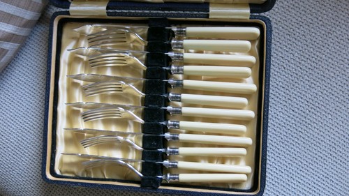 Fish knife fork set - knife,
