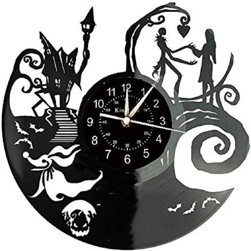 Vinyl wall clock silent - vinyl,