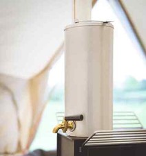Wood Stove Water Heater Portable Wood Log Burner Camping Boiler Caravan 3L
