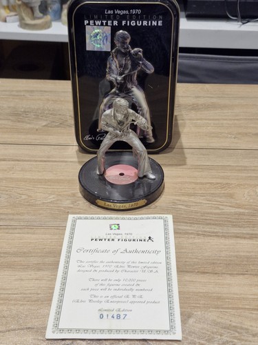 Pewter figurine elvis presley - pewter,