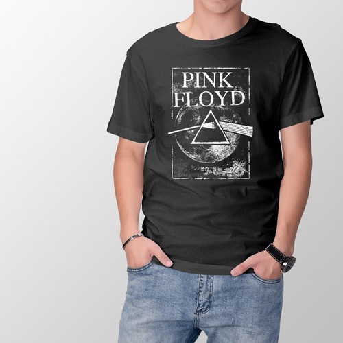 Pink floyd black shirt - pink,