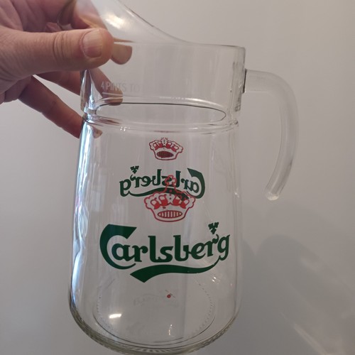 Carlsberg lager pint glass - carlsberg,