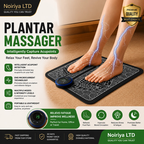 Ems foot massager mat electric - massager,