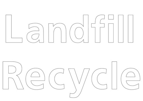Stainless steel letters - steel,