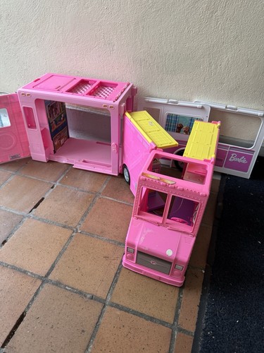 Barbie camper van used - van,