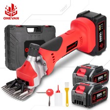 Cordless Sheep Shearing 550W Electric Sheep Shears Clipper 2 Battery For Makita