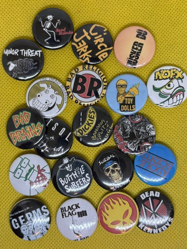 Set badges us punk - of,