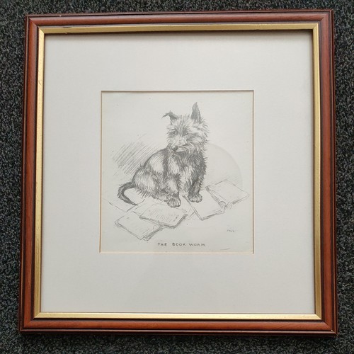 Vintage framed print the - print, book