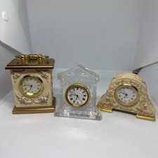 Three Miniature Quartz Mantle