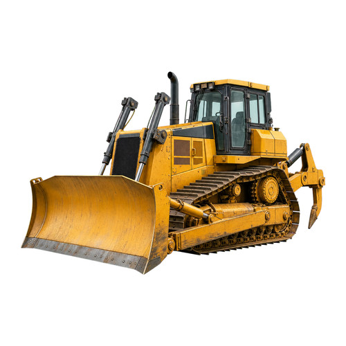 Construction digger bulldozer - digger,