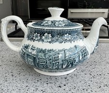 Royal Tudor Ware Coaching Taverns 1828 – Teapot -Vintage Ironstone