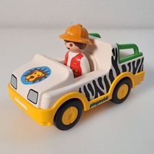 Vintage Playmobil Safari Jeep Driver And Trailers All Fully Working 1990 2006