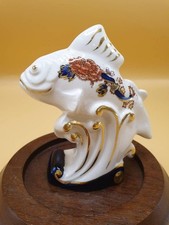 Vintage Mason Ironstone Mandalay Fish Porcelain figurine, gift idea, Christmas g