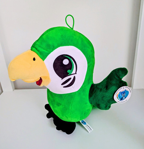 Green large plush soft - plush,