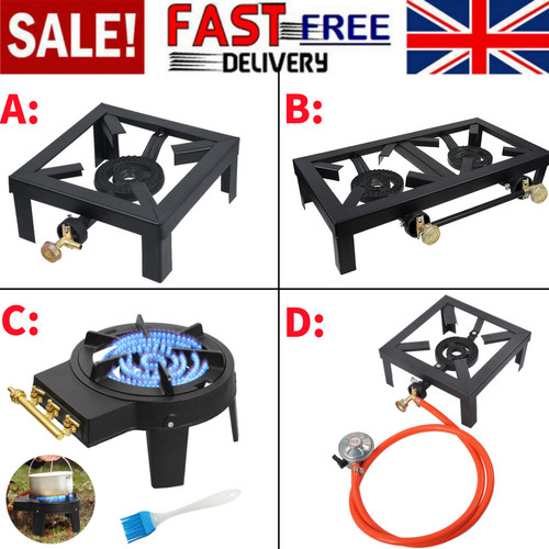 Double single camping stove - camping,