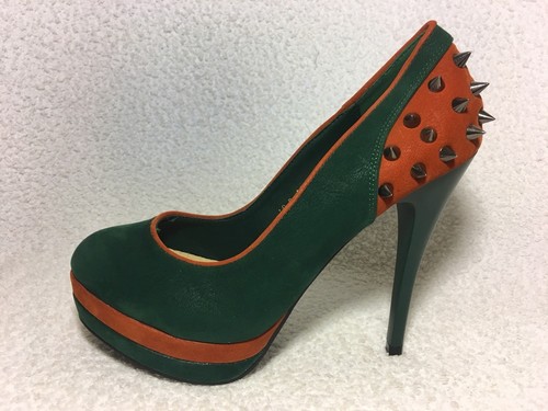 Zaza pata green - green, orange