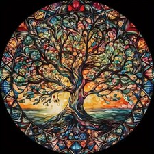 LARGE Tree of Life Home Garden Wall Art Indoor Outdoor Acrylic Hanging Ornament