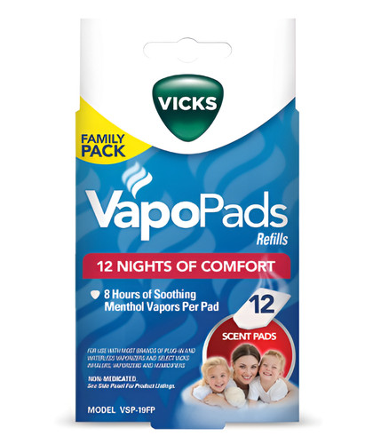 Vicks vapopads menthol pack - vicks,