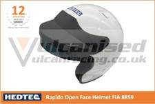 Hedtec Rapido OF-S1 FHR HANS Open Face Motorsport Helmet FIA 8859
