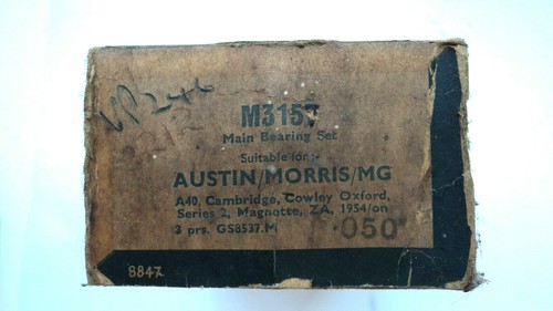 Main bearings austin - main,