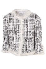 CHANEL WHITE 2025 TWEED JACKET