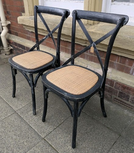 Pair rustic cane - pair,