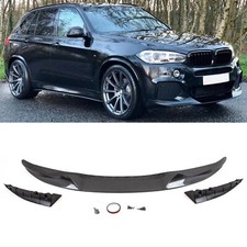 Fits BMW X5 F15 Front Lip Splitter Spoiler M Performance Style Carbon Look