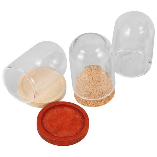Decorative glass cloche dome - glass,