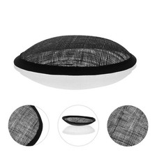  2pcs Sinamay Saucer Upturned Brim Hat Base DIY Fascinator Base Sinamay Base