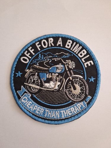 Biker off for bimble - biker, a
