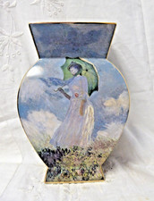 Goebel Artis Orbis Claude Monet Porcelain Vase Limited Edition Gold Gilt 9.5"