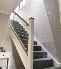 Glass wood bannister infills - wood,